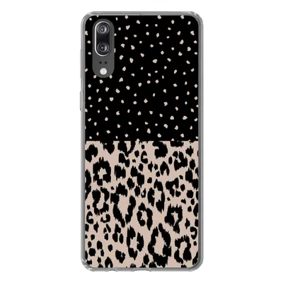 Produktbild von MuchoWow® Handyhülle Schutzhülle Hülle für Huawei P20 Panther Druck - Tiere - Design Silikon Softcase Handy Hülle - Hardcover
