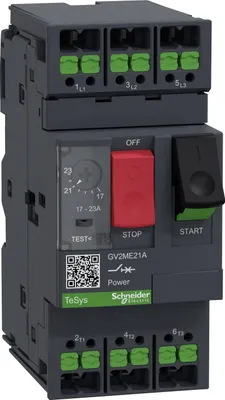 Image de SCHNEIDER ELECTRIC Disjoncteur de protection moteur 17-23 A Snapin 1 pièce