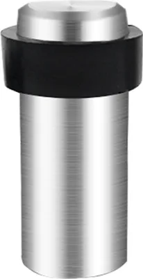 Produktbild von 46-120 mm Türstopper erhöht Antikollision Starker Klebstoff Rund-Punch-freier Türstopper für Waschraum-Silber-Größen: 100 mm