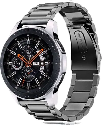 Produktbild von Strap-it Samsung Galaxy Watch 46mm Titanarmband (Graphit)