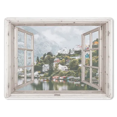 Produktbild von MuchoWow® Mauspad Mousepad Aussicht - Norwegen - Gebirge 40x30 cm - Mousepads - Maus Mat - Pad - Mausunterlage - Anti Rutsch