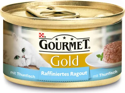 Produktbild von Gourmet Gold Raffiniertes Ragout mit Thunfisch 85g