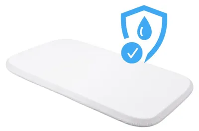 Produktbild von Wasserdichte Spannbettlaken Baby für Waldin 7in1 Babybett, Größe:Groß, Farbe:Weiß