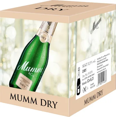 Produktbild von 12 x 0,2 l | Mini Mumm Dry Piccolo Flaschen | 11,5 % vol