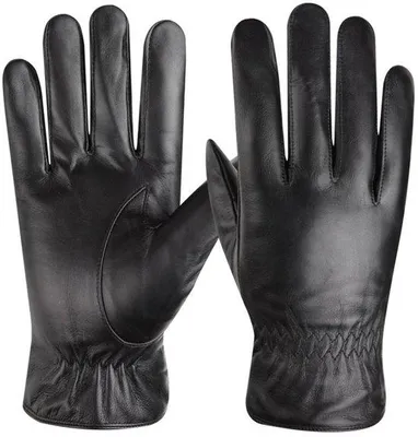 Produktbild von Fleecehandschuhe für Frauen - Winterhandschuhe mit Touchscreen - Antislip und winddichte Motorhandschuhe - Schwarz