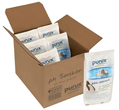 Produktbild von pH Senker 6x 1 kg GRANULAT, pH minus E514 Lebensmittelqualität