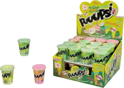 Produktbild von Simba Slimy Puuupsi Becher Becher, 80g, 3-fach sortiert: pink oder gelb oder grün, 1 Stück