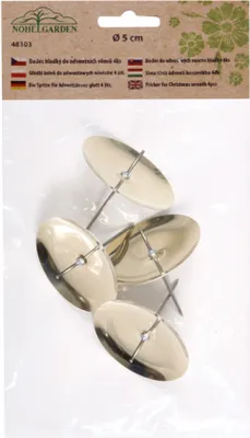 Immagine prodotto di Nohel Garden Spike per portacandele dell'Avvento liscio d5cm 4pz