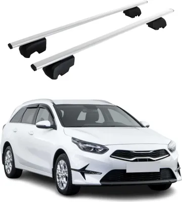 Obrázek produktu pro Příčníky střešních nosičů pro Kia Ceed Break 2019-2021 Stříbrná ABE