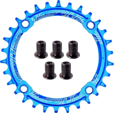 Produktbild von Blaues Fahrrad-Vorderkettenrad 104Mm 32T Mtb