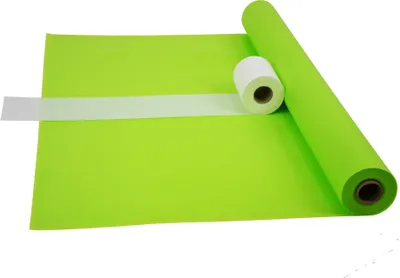 Produktbild von Sensalux Kombi-Set 1 Tischdeckenrolle 1,18m x 25m apfelgrün + Tischläufer 15cm weiß