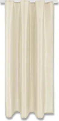Produktbild von Gardine Alessia blickdicht mit Kräuselband, Maße: 300x245cm, Farbe: Beige