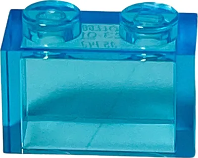 Produktbild von LEGO® 1x2 Steine Hochsteine Transparent Blau - 3004 NEU! Menge 1000x