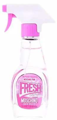 Produktbild von Moschino Pink Fresh Couture, Frauen, 30 ml, Nicht nachfüllbare Flasche, Schwarze Johannisbeere, Grapefruit, Maiglöckchen, Hyazinthe, Granatapfel, Rose, Ambrox, Zedernholz, Moschus