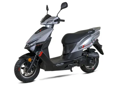 Produktbild von Motorroller Sonic 50 ccm 25 km/h, Euro 5, silber-schwarz GT Union
