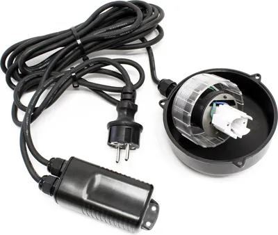 Immagine prodotto di SunSun ricambio per filtro a pressione per laghetto CPF-280 unità di connessione elettrica, filtro a pressione per laghetto lampada UVC 11 W, sistema di filtraggio per laghetto da 9000 l/h