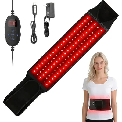 Productafbeelding van Roodlichtriem met 105 leds, dichtbij infrarood led-lichttherapie voor benen en schouders