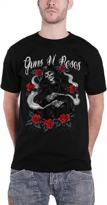 Produktbild von Guns N Roses - "Reaper" T-Shirt für Herren/Damen Uni RO1314 (S) (Schwarz)