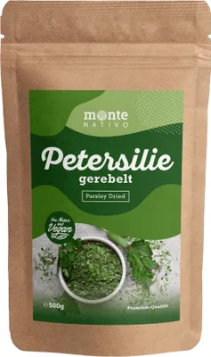 Produktbild von Petersilie gerebelt Monte Nativo (500g) -  Getrocknete Gewürze & Kräuter