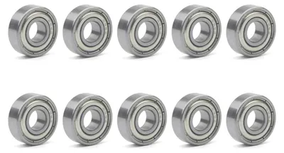Produktbild von Kugellager 6x15x5 mm Stahl 10 Stück für Skateboard Inline Skates Roller