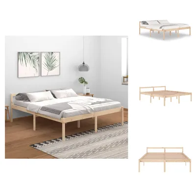 Produktbild von vidaXL Seniorenbett 180x200 cm Massivholz Kiefer -  Betten & Bettgestelle