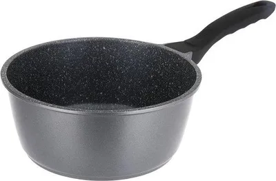 Produktbild von Famanu Stielpfanne 20 cm mit Antihaftbeschichtung - Dunkelgrau