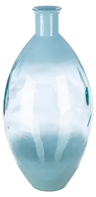 Obrázek produktu pro GILDE Podlahová váza cibulovitá "Novelle" modrá V. 59 cm, 57585