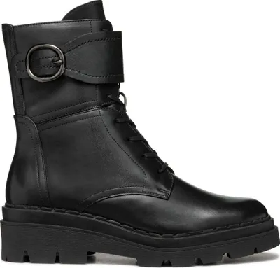 Produktbild von Geox Damen Stiefeletten D46XEI 00043 C9999 Farbe: Schwarz Größe: 37