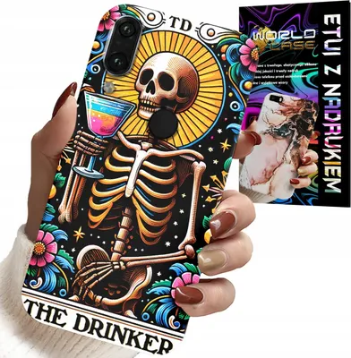 Immagine prodotto di Custodia Per Huawei P Smart 2019 - La Custodia Per Il Drinker Al Wine Drink Designs