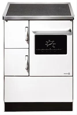 Produktbild von Küchenherd / Kohleherd Wamsler K118 weiß Glaskeramikkochfeld Ans. rechts
