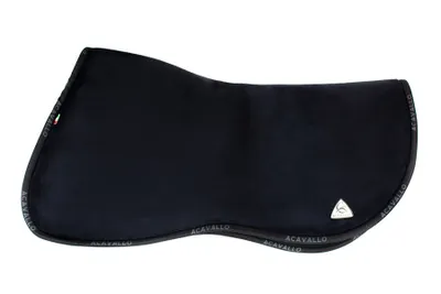 Produktbild von Acavallo Sattelunterlage Memory Foam Halfpad (vorne erhöht) Schwarz M