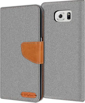 Produktbild von Handy Hülle Samsung Galaxy S6 Edge Tasche Wallet Flip Case Schutz Hülle Cover