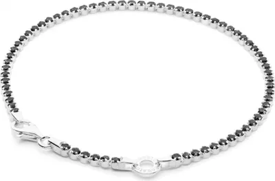 Productafbeelding van Stijlvolle zilveren armband met hanger, model Ring Storie RZB042 - Lengte: 17 cm