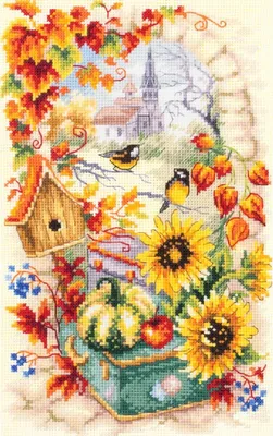 Produktbild von Magic Needle Zweigart Edition Kreuzstich Set "Herbstgeschichte", Zählmuster, 17x27cm