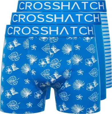Obrázok produktu pre Crosshatch - Pánske boxerky "Hovland" (3-pack) BG2187 (L) (Directoire Blue)