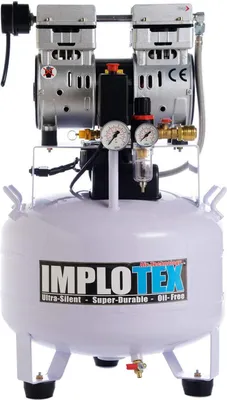 Produktbild von IMPLOTEX 850W Silent Flüsterkompressor Druckluftkompressor nur 55dB leise ölfrei flüster Kompressor Compressor