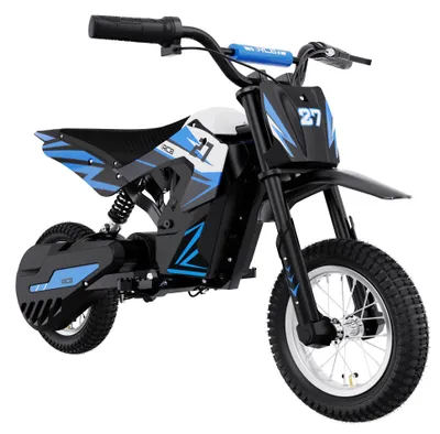 Produktbild von RCB R9X Elektro-Dirtbike Kindermotorrad 300W 36V 5.2Ah bis 25 km/h 12 Zoll Luftreifen Blau