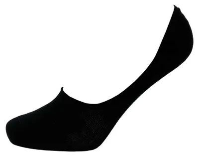 Produktbild von Unsichtbare Fußlinge aus Lyocell – Schwarz – 39-42