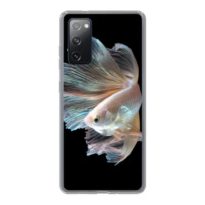 Produktbild von MuchoWow® Handyhülle Schutzhülle Hülle für Samsung Galaxy S20 FE Fisch - Schwanz - Schwarz Silikon Softcase Handy Hülle - Abdeckung