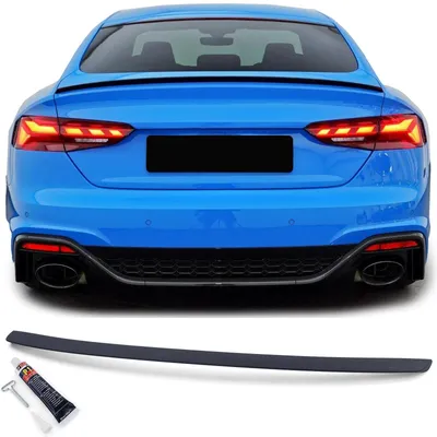 Produktbild von Heckspoiler Spoilerlippe schwarz mit ABE für Audi A5 S5 RS5 F5 Sportback ab 2016