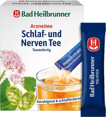 Productafbeelding van Slaap- en rustthee Bad Heilbrunner, 10 zakjes à 1 gram