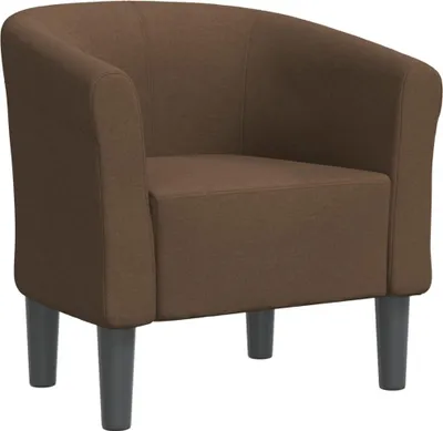 Produktbild von vidaXL Clubsessel Braun Stoff