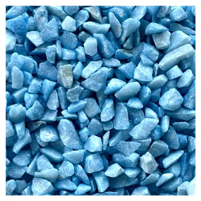 Produktbild von Bunte Dekosteine 9-13mm, 5 kg, Farben: Blau, Himmelblau, Hellblau