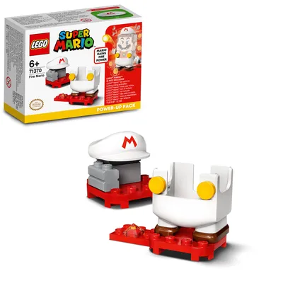 Produktbild von LEGO 71370 Super Mario Feuer-Mario - Anzug, Erweiterungsset, Feuer Power-Up Pack