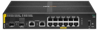 Produktbild von HPE Networking CX 6100 12G Class4 PoE 2G/2SFP+ 139-W-Switch – Power over Ethernet (PoE)