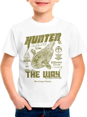 Produktbild von A.N.T. Hunter Repairshop Kinder T-Shirt yoda mando kopfgeldjäger