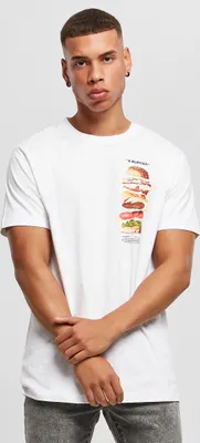 Produktbild von Mister Tee T-Shirt A Burger Tee White-XS