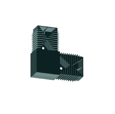 Produktbild von beko Zubehör für System 40/60 pressblank TERRASYS L-Verbinder Kunststoff, schwarz 505 46 902