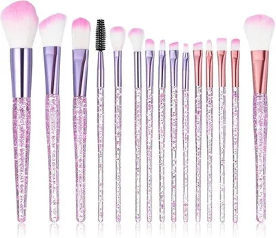 Produktbild von Famanu Make-uppinselset 15-teilig - Lila