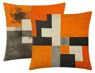 Productafbeelding van Bankkussen 65 x 65 cm, 2 Stuks, Oranje